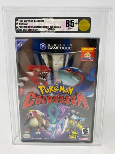 Pokemon Colosseum w/ Jirachi Bonus Disc Nintendo Gamecube VGA 85+ SEALED NEW