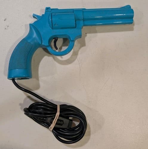 The Justifier Sega Genesis Sega CD Light Gun Lethal Enforcers Konami Blue Tested