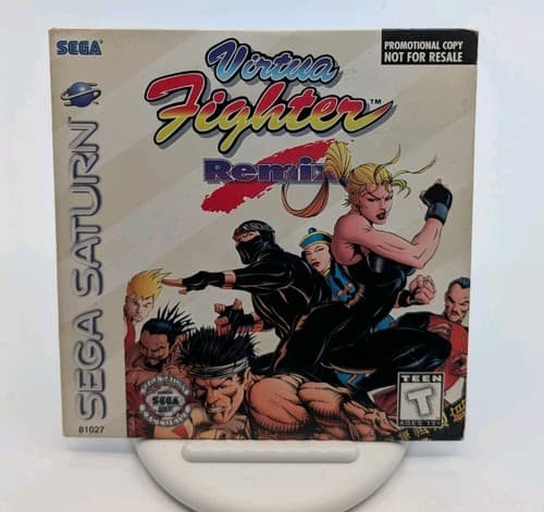 Virtua Fighter Remix Sega Saturn 1995 w Promo Sleeve