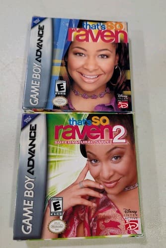 That's So Raven 1 & 2 Gameboy Advance GBA Complete CIB Tested