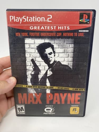 Max Payne (Playstation PS2) Greatest Hits Complete CIB Tested Clean Fast Ship!