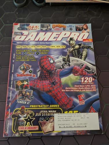 GamePro June 2002 Issue 165 Spider-Man Resident Evil Mortal Kombat Star Wars
