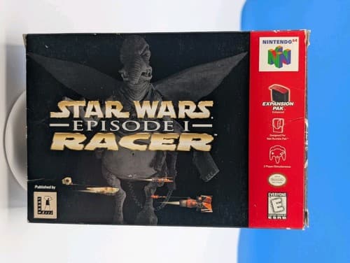 Vintage Star Wars Episode I Racer N64 Game Complete In Box CIB Authentic Tested