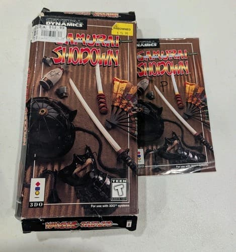 Samurai Shodown 3DO Interactive Multiplayer (1993) Crystal Dynamics Please Read
