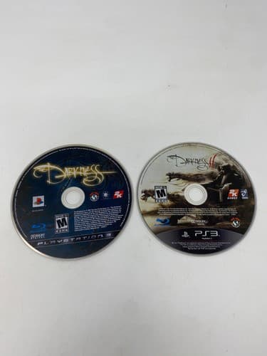 The Darkness (2007) & The Darkness II (2012) - PlayStation 3 PS3 Discs ONLY