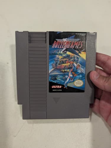 RollerGames Nintendo NES Game (Roller Games) - Tested And Working