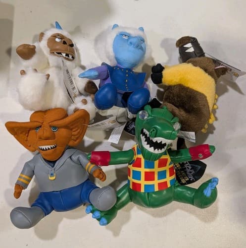 VTG UNUSED Star Trek Alien Plush Beans Beanies Set of 5 NWT Gorn Vulcan
