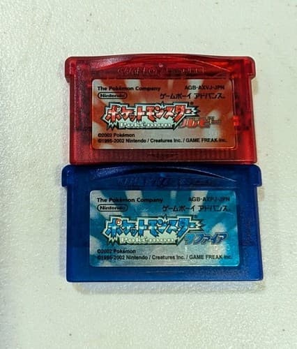 Pokemon Ruby Sapphire set Nintendo GameBoy Advance GBA Japanese ver Tested