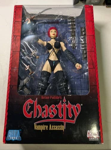 Eternal Toys Chastity Vampire Assassin Action Figure Boxed w/ Sword Chaos!