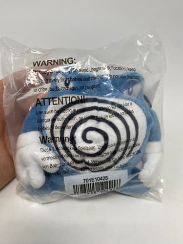 Pokemon Center Poliwrath Sitting Cuties Plush With Tag Original Bag 701E10425