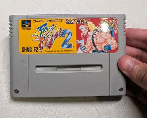Final Fight 2 (JPN) Super Famicom (Region Locked) US Seller, Tested