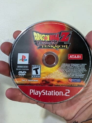 Dragon Ball Z Budokai Tenkaichi (PlayStation 2, PS2, 2005) Disc Only Tested