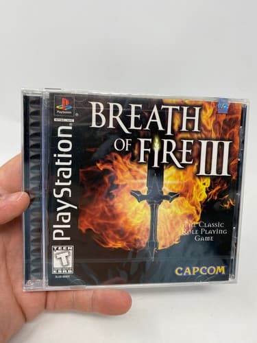 Breath of Fire III 3 Sony PlayStation PS1 Sealed Black Label NTSC-U/C Capcom