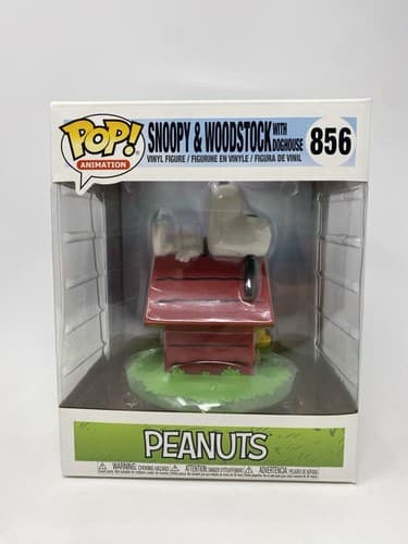 Funko POP Animation Peanuts Snoopy & Woodstock with Doghouse 856 Vinyl Figure