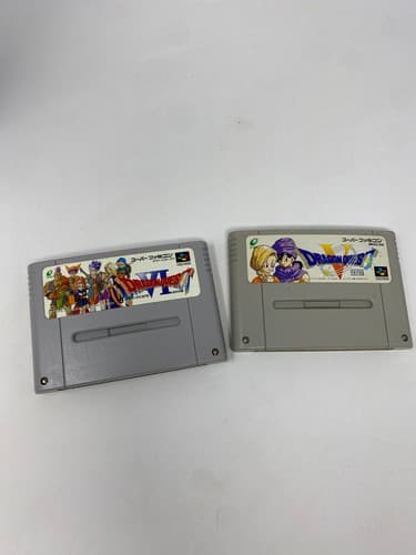 Dragon Quest VI (6) + V (5) Super Famicom SFC Lot of 2 NTSC-J Japan US SELLER