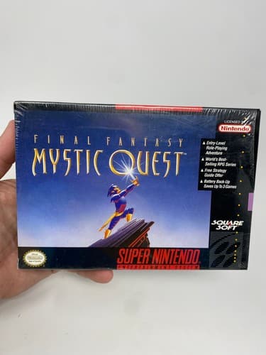 Final Fantasy Mystic Quest (Super Nintendo, 1992) SNES Brand New SEALED - READ