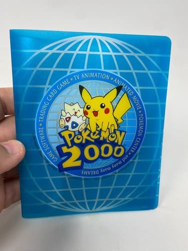 Pokemon Center 2000 Blue Photo Album TCG Earth Game